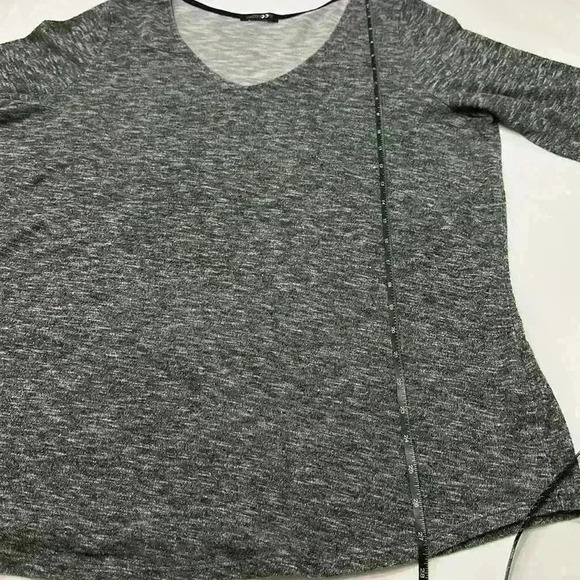 Papermoon from Stitch Fix gray stretch tunic blouse Size 1X Item # 6C - Picture 4 of 6